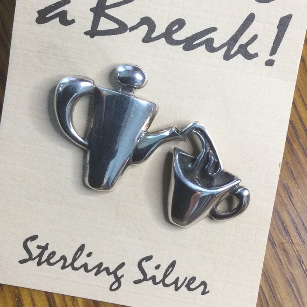 Original Jewelry Pin Sterling Silver